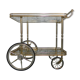 Hollywood Regency serving trolley Mascagni