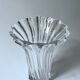 Large crystal vase from Vannes, French crystal factory, 1970