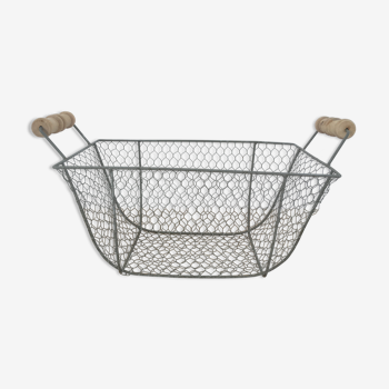 Metal market garden basket