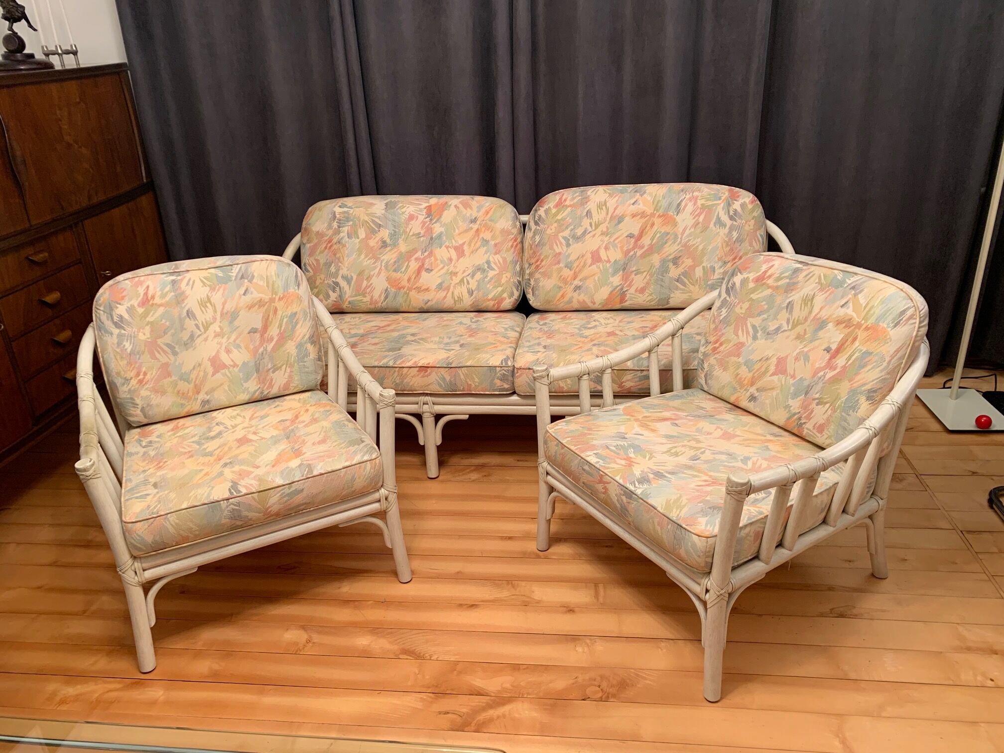 McGuire sofa, USA, 1970s