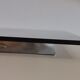 Vintage metal and smoked glass display tray