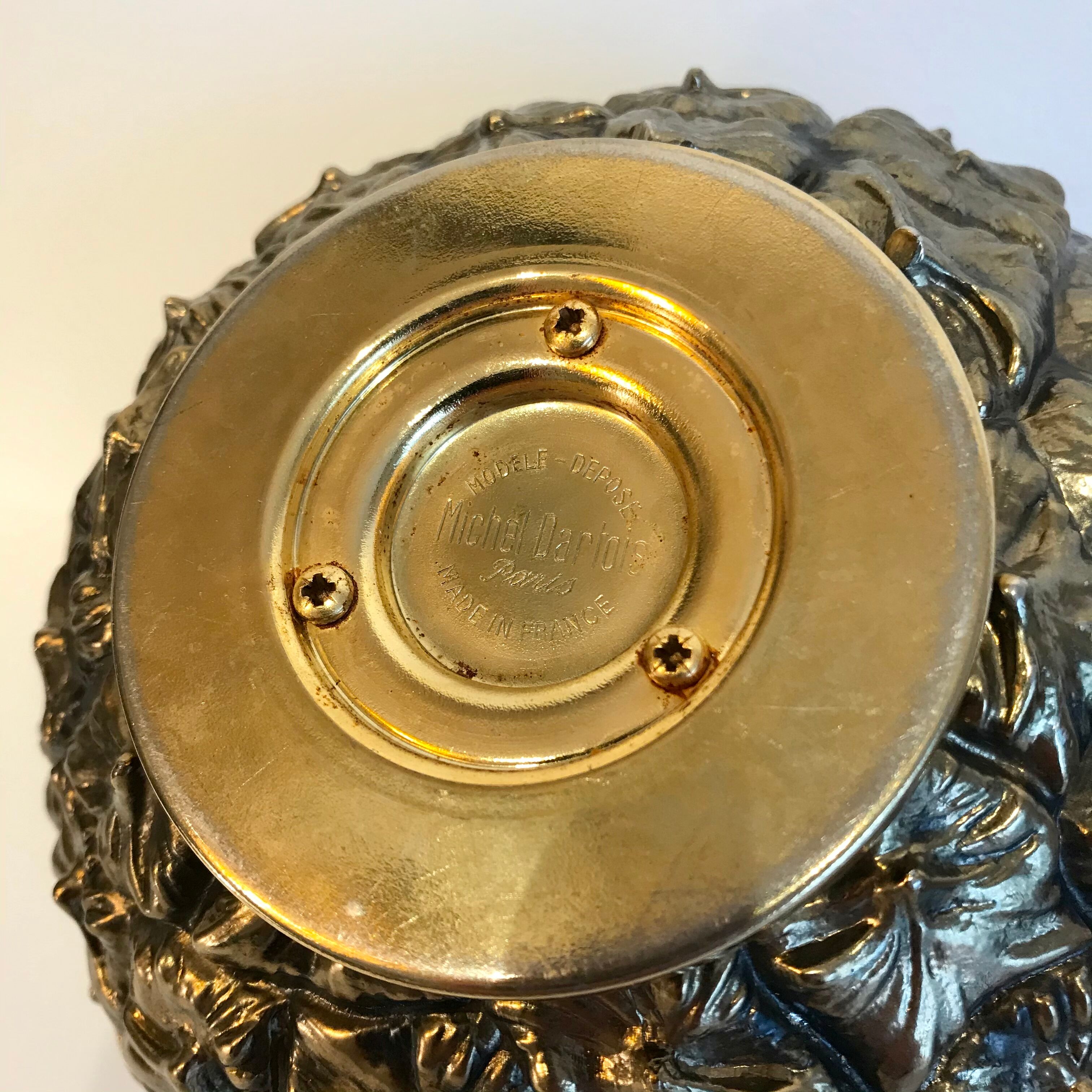 Pineapple ice bucket created by vintage Michel Dartois