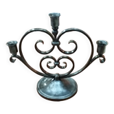 Wrought iron chandelier by Charles Piguet