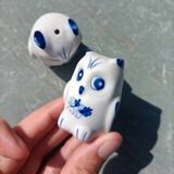 Ceramic Salt and Pepper Shaker Owls