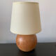 Vintage blond wooden lamp