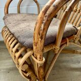 Child's rattan armchair
