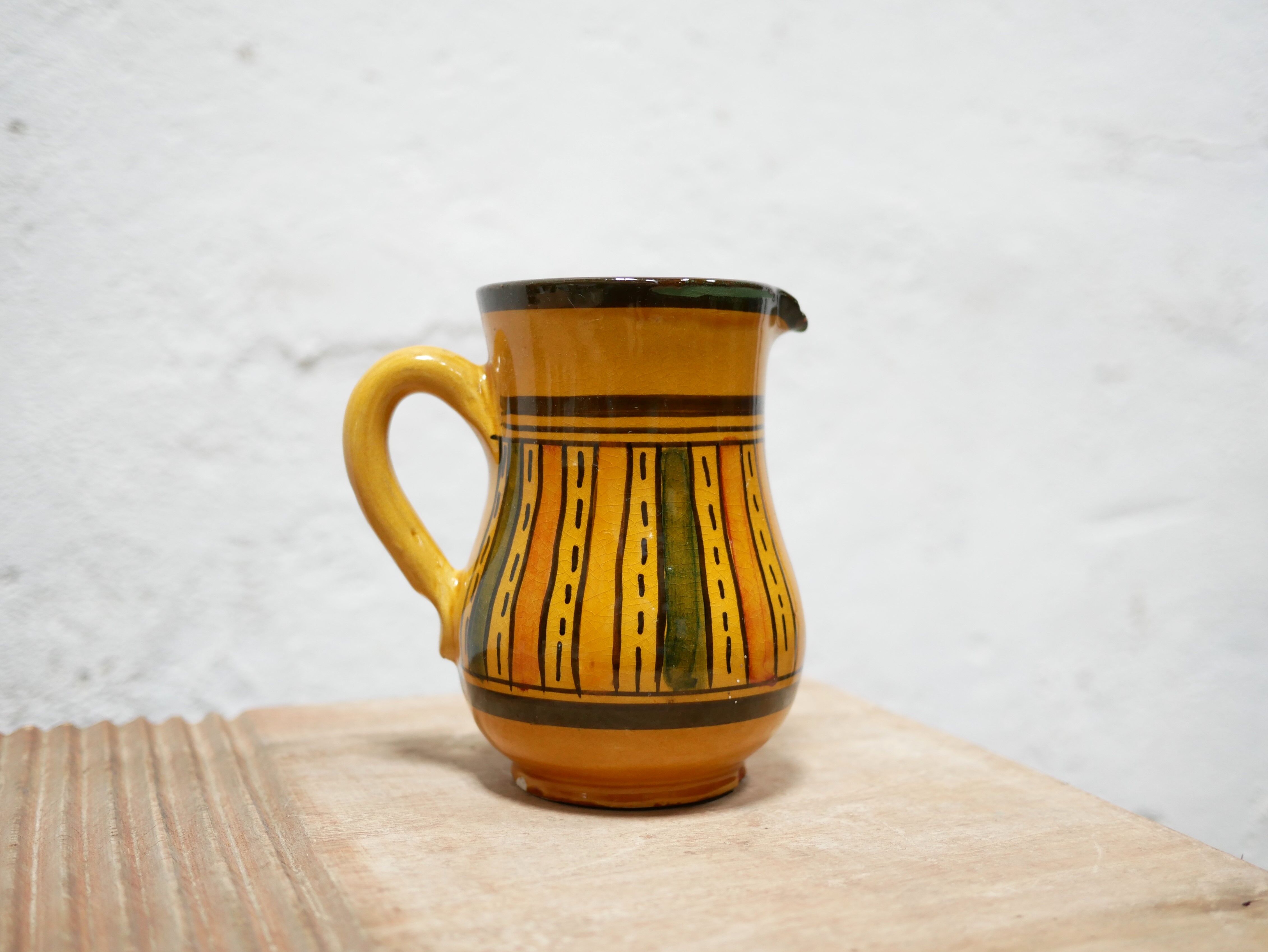 Vintage ceramic pitcher