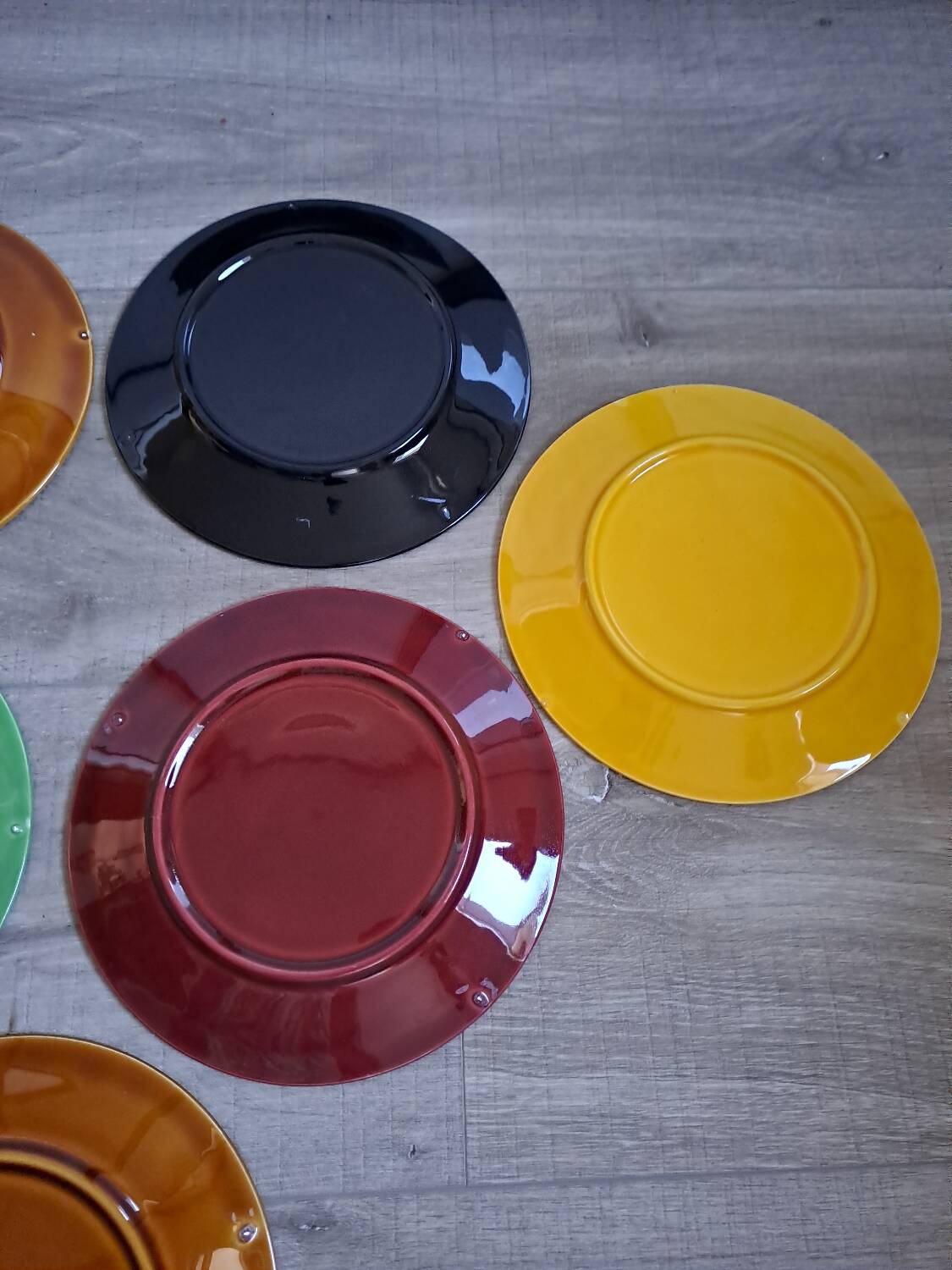 Lot assiettes à dessert vintages