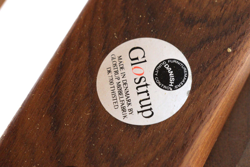 Glostrup oval 2x extendable dining table - massive teak - danish design