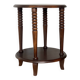 Guéridon en chêne spiralé