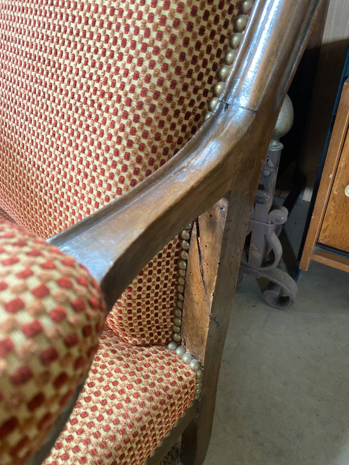 Large Voltaire armchair