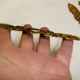 Old entrance to embossed copper gilding locks