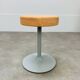 Orange tulip foot stool from the 80s, vintage