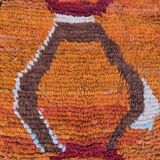 Moroccan handmade wool rug 3 x 2 m