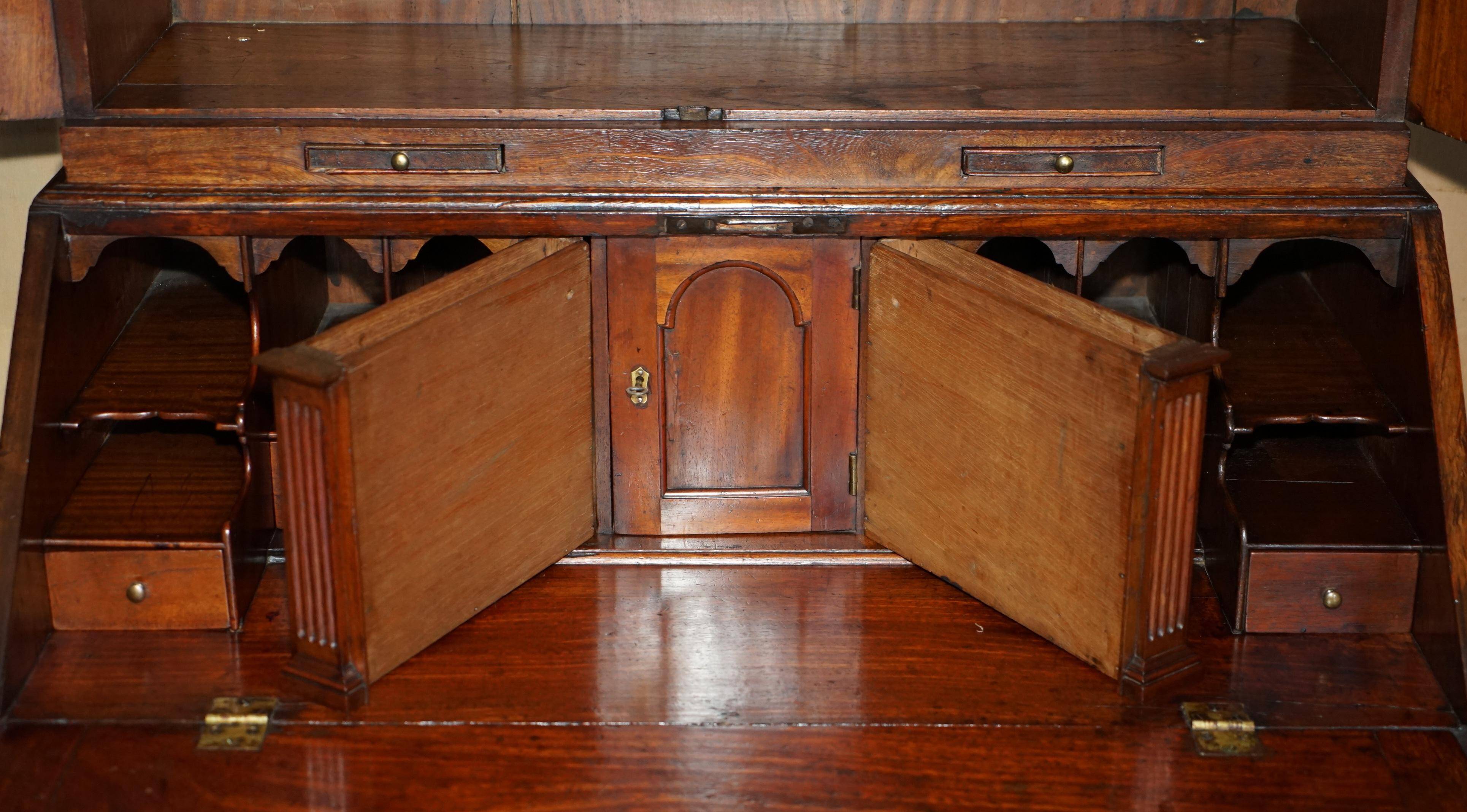 Colonial camphor wood library desk, George III period circa 1760.