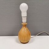 Danish lamp turned in pine wood with the most beautiful markings