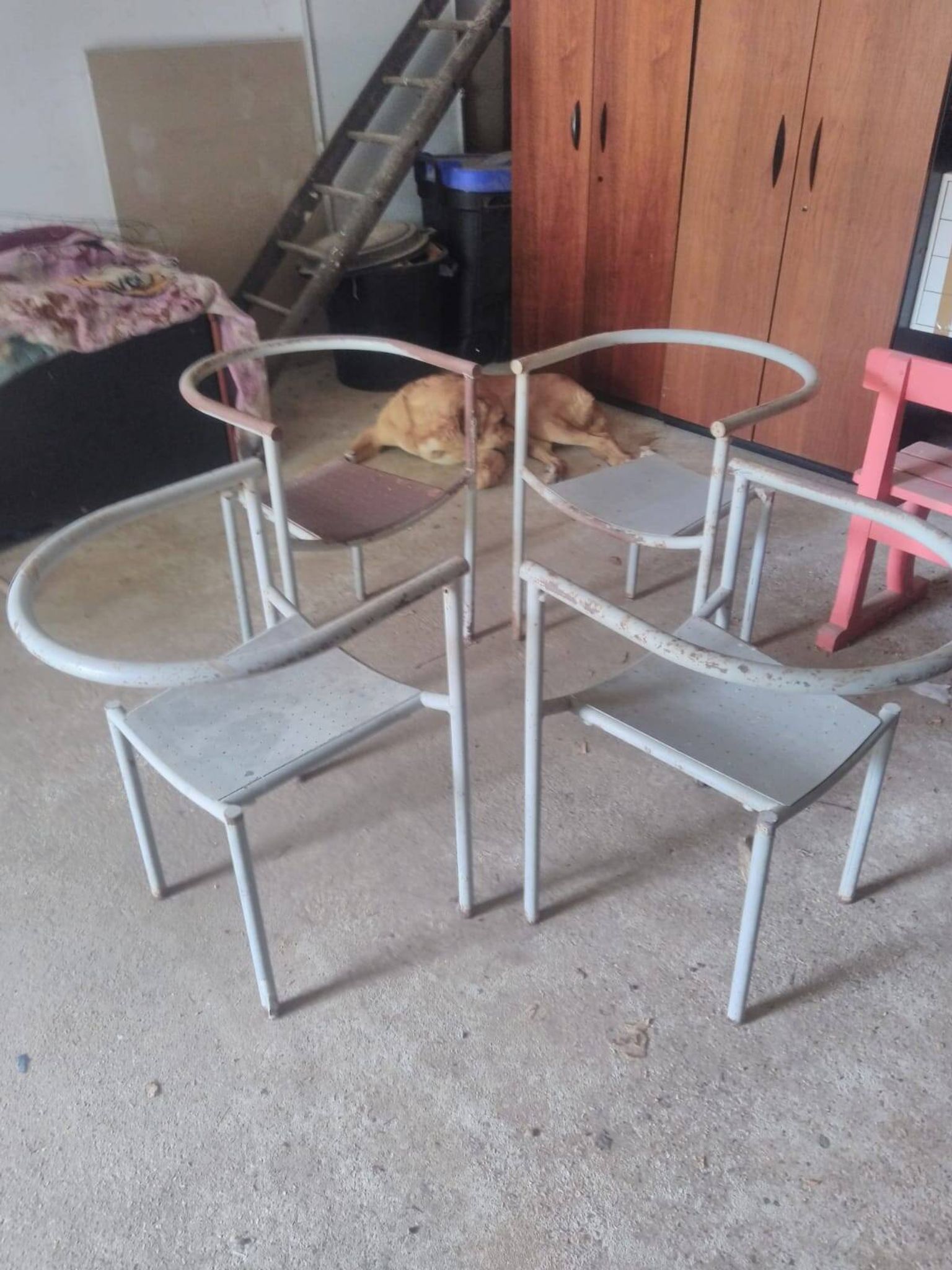 4 Von Vogelsang chairs by Philippe Starck