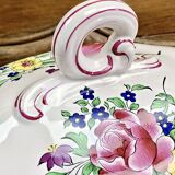 Luneville vegetable soup tureen, street lamp model