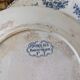 Lot of 10 old Badonviller Richelieu ironstone plates