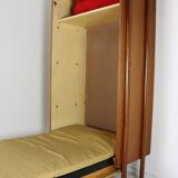Ingenious sixties wall bed cabinet by C. Princic Gorizia Italy