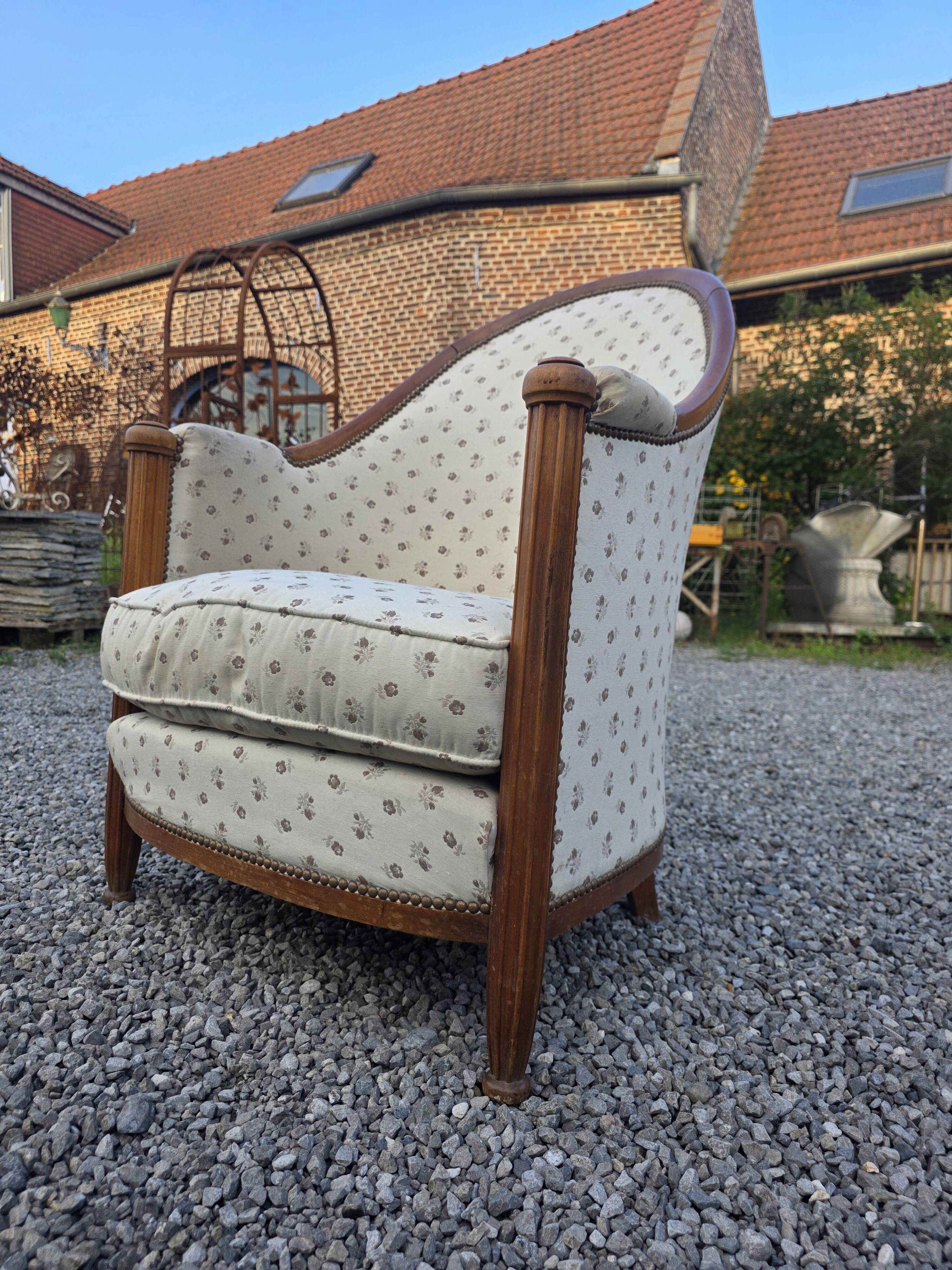 Fauteuil art déco des années 1930