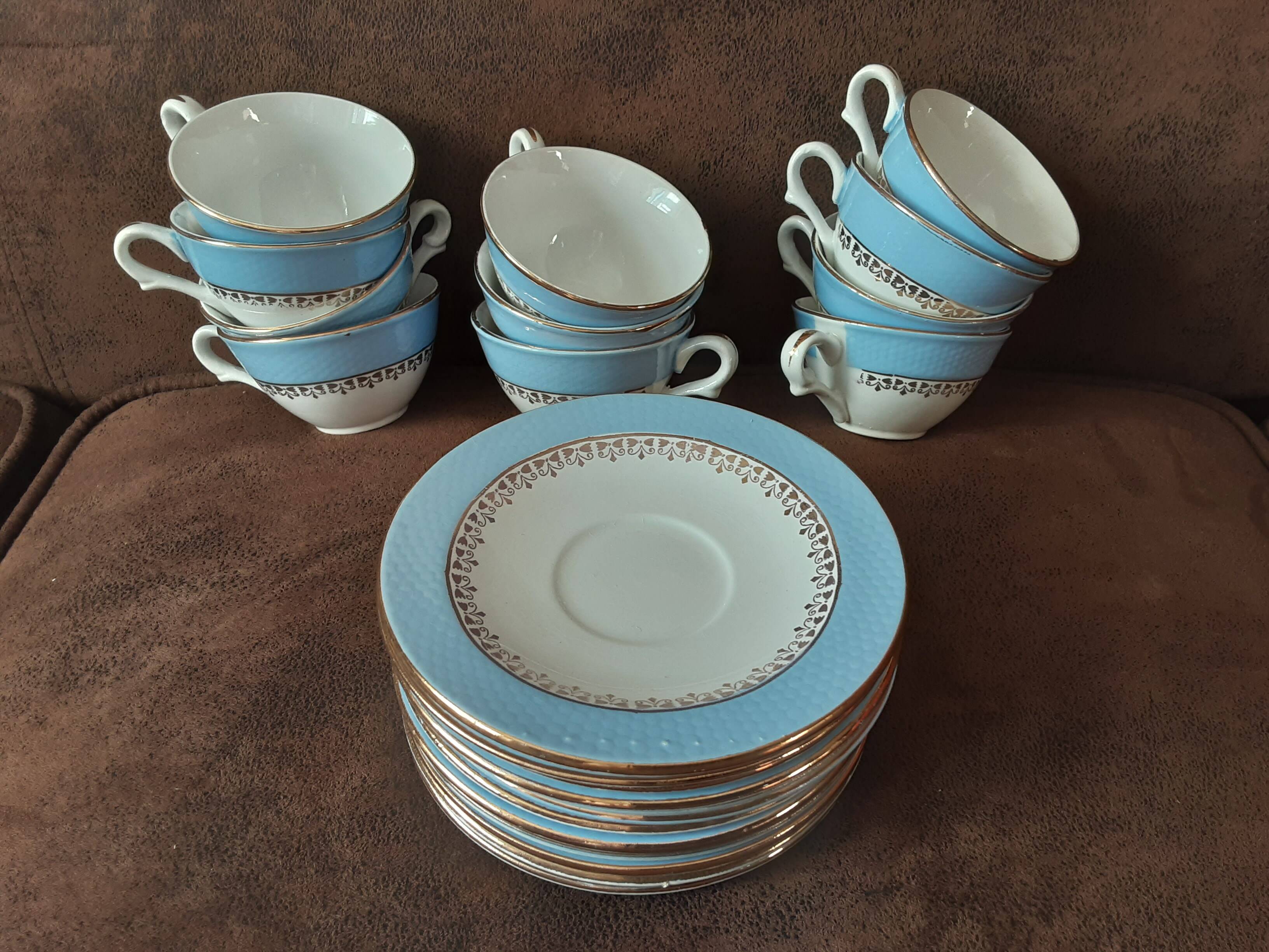 Coffee set at Café Gilbert