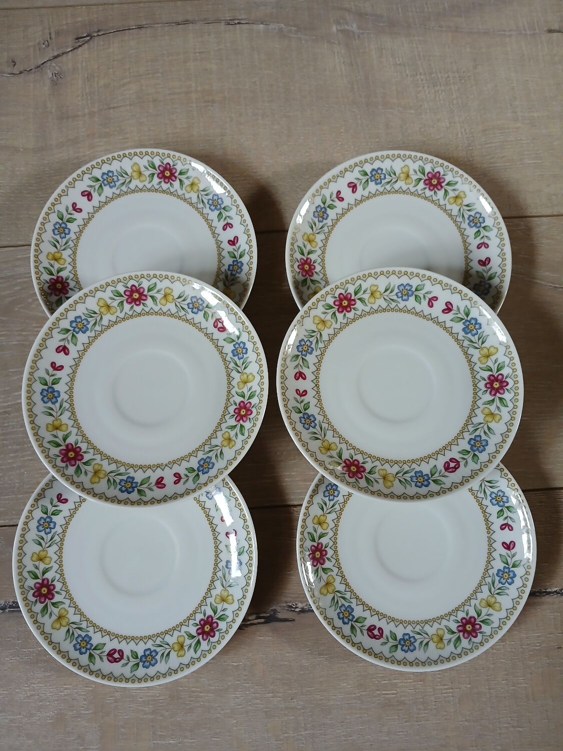 6 tasses + soupes anciennes/ années 50