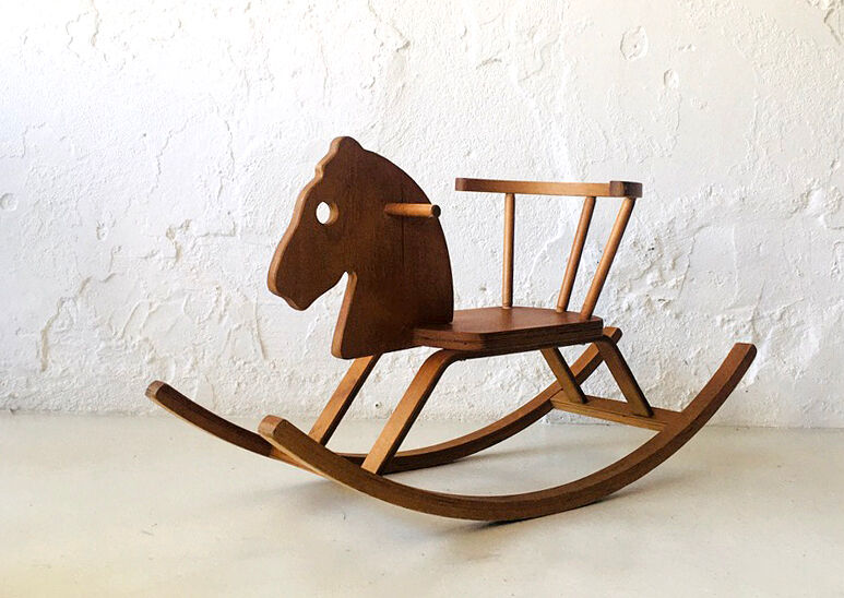 Vintage rocking horse, 1960s