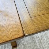 3m oak table from 1950 with its extensions