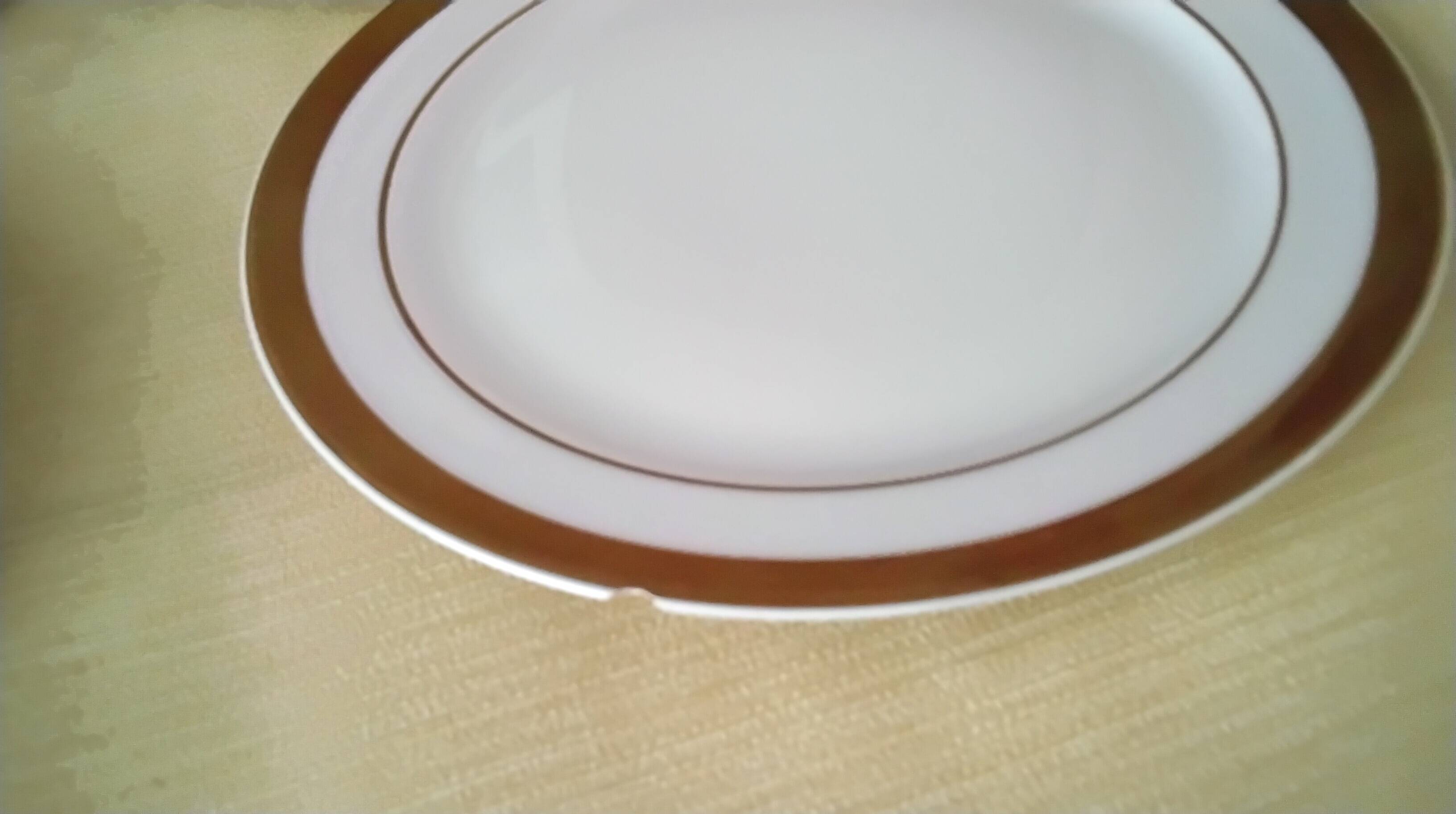 6 dessert plates in Limoges porcelain by Raynaud