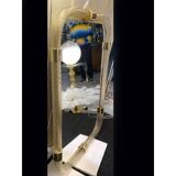 Rectangular "Torciglione" Wall Mirror Murano Glass in Barovier Style