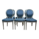 lot 6 chaises médaillon de style Louis XVI