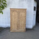 Natural wood cabinet