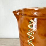 Provencal pitcher in glazed terracotta
