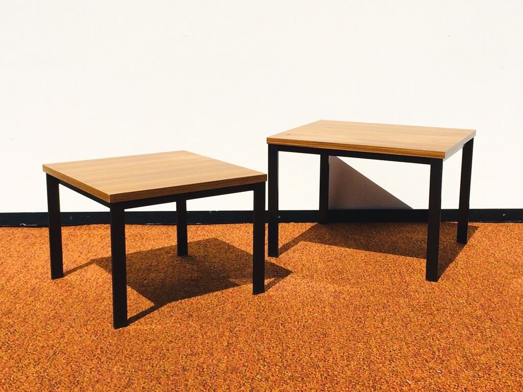 Pair of Pierre Guariche coffee tables for Meurop 60/70