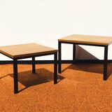 Pair of Pierre Guariche coffee tables for Meurop 60/70