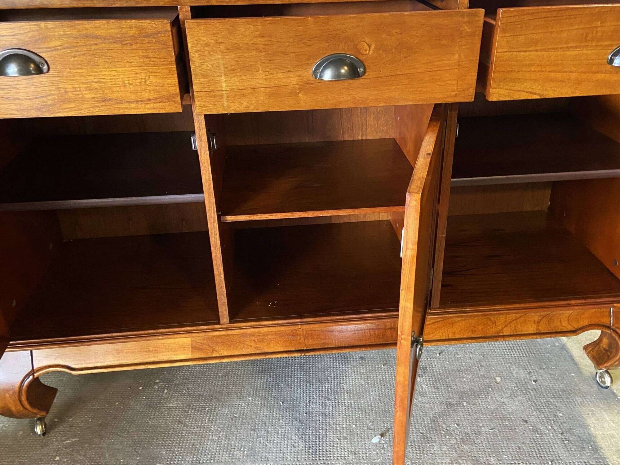 Buffet Very Sideboard Solid Wood English Style