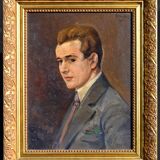 Portrait of a man, 1929, by albert morhain (1883-1953)