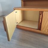 Vintage chest of drawers with triptych mirror, 60's