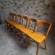 Set of six Baumann bistro chairs, France, 1950s