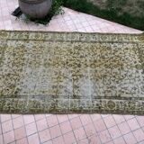 Tapis artisanal turque jaune