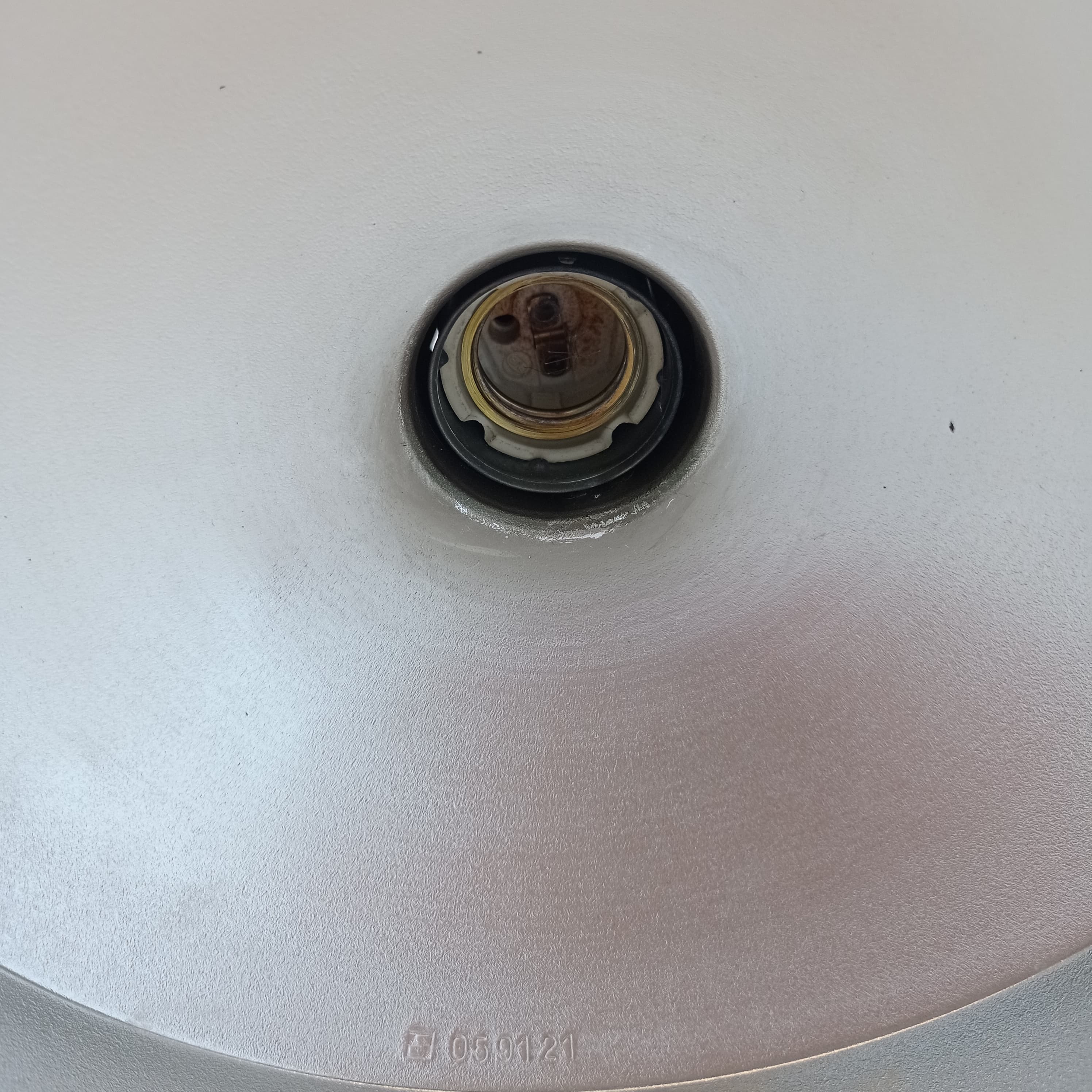 Silver pendant lamp from the 1970s, Staff Leuchten, Germany