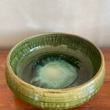 Glazed stoneware salad bowl from the Abbey of Fontgombault.