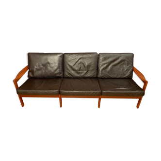 Sofa by Illum Wikkelsø, Niels Eilersen, Denmark, 1960s