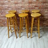 Wooden bar stools