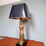 Egyptian table lamp, Hollywood Regency style, 1970