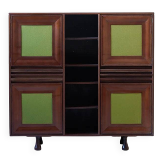 Angelo Mangiarotti for Sorgente dei Mobili | Mahogany cabinet, Italy, 1960s