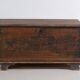Antique folk art pine chest – Central Europe (c. 1900–1920)