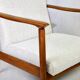 Fauteuil en laine bouclée, années 1970