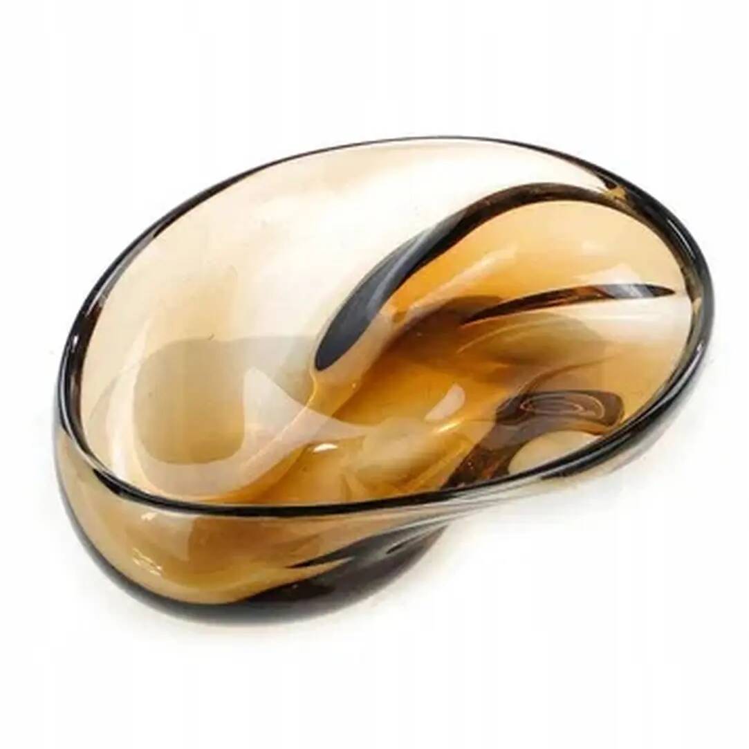 Murano Sommerso centrepiece, glass, design by F. Poli, Italy, 1950s